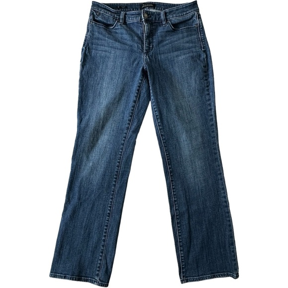 Talbots Bootcut Curvy Dark Wash Jeans Size 8 - Picture 2 of 9